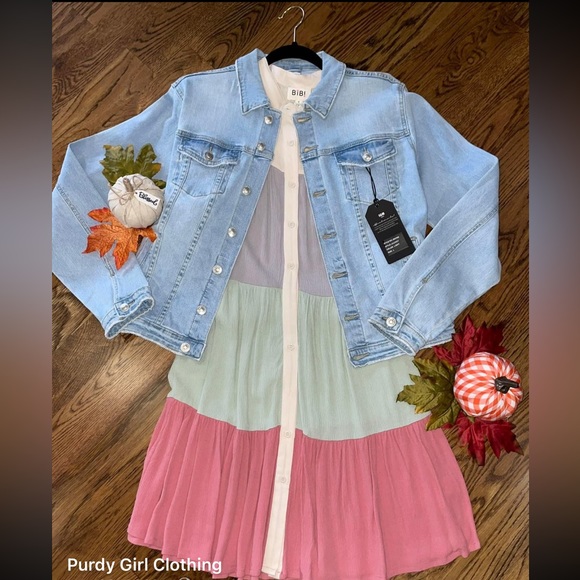 Color Block Tiered Ruffle Dress🌟 - Picture 5 of 8